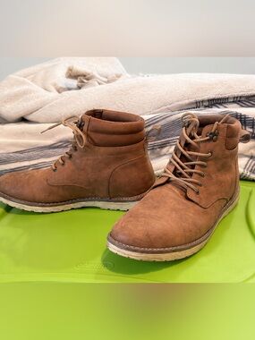 Men's Tan Vortex Size 12 Casual Boots